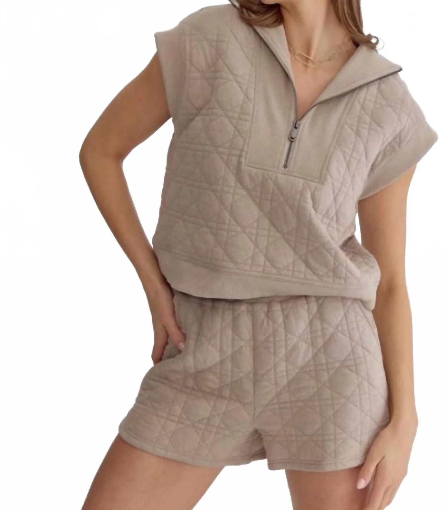 The Kitt Lounge Set In Taupe