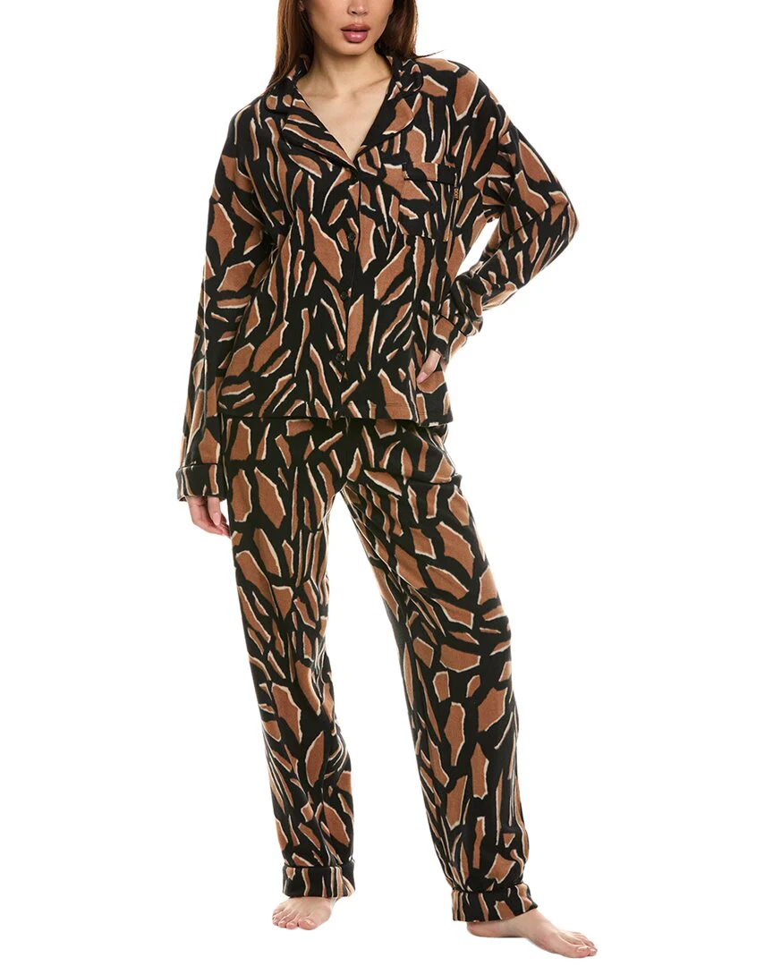 DKNY 2pc Fleece Pajama Pant Set