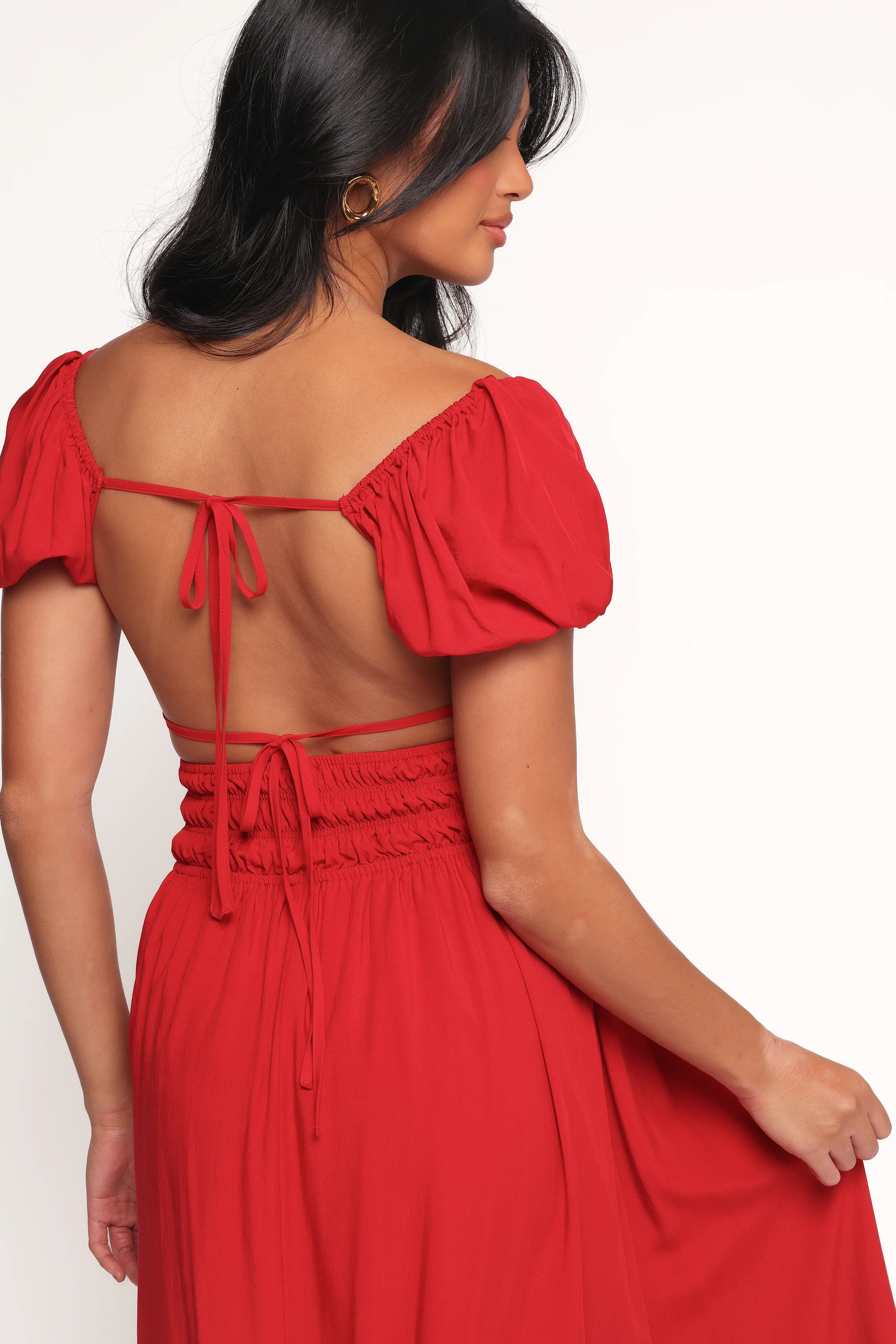 Theodora Maxi Dress - Red