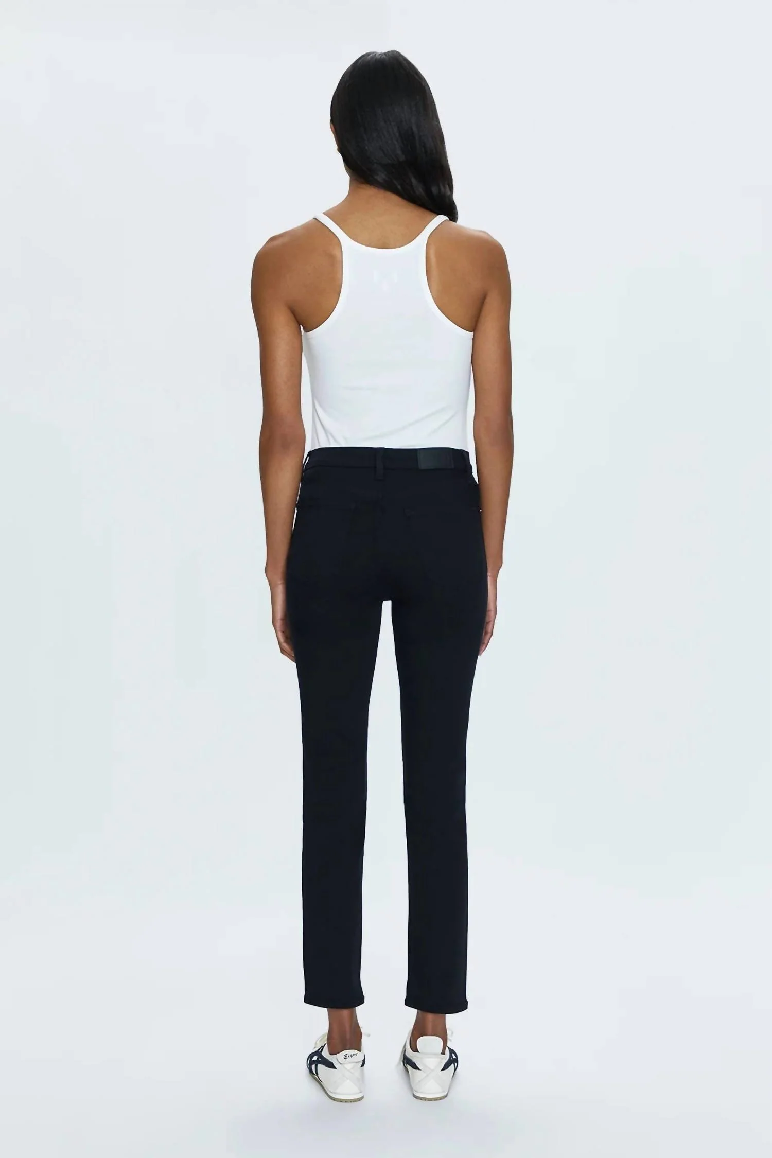 Madi High Rise Slim Jeans In Black