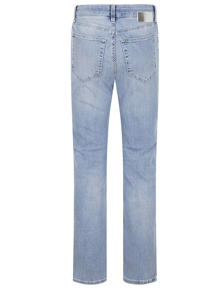 Alanis Classic Straight-Leg Jeans With Light Wash