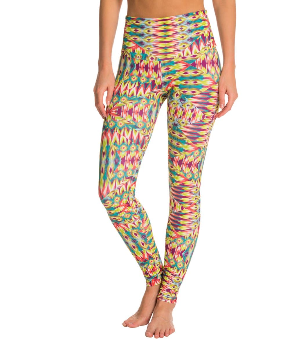 Onzie High Waisted Yoga Leggings Tutti Fruitti