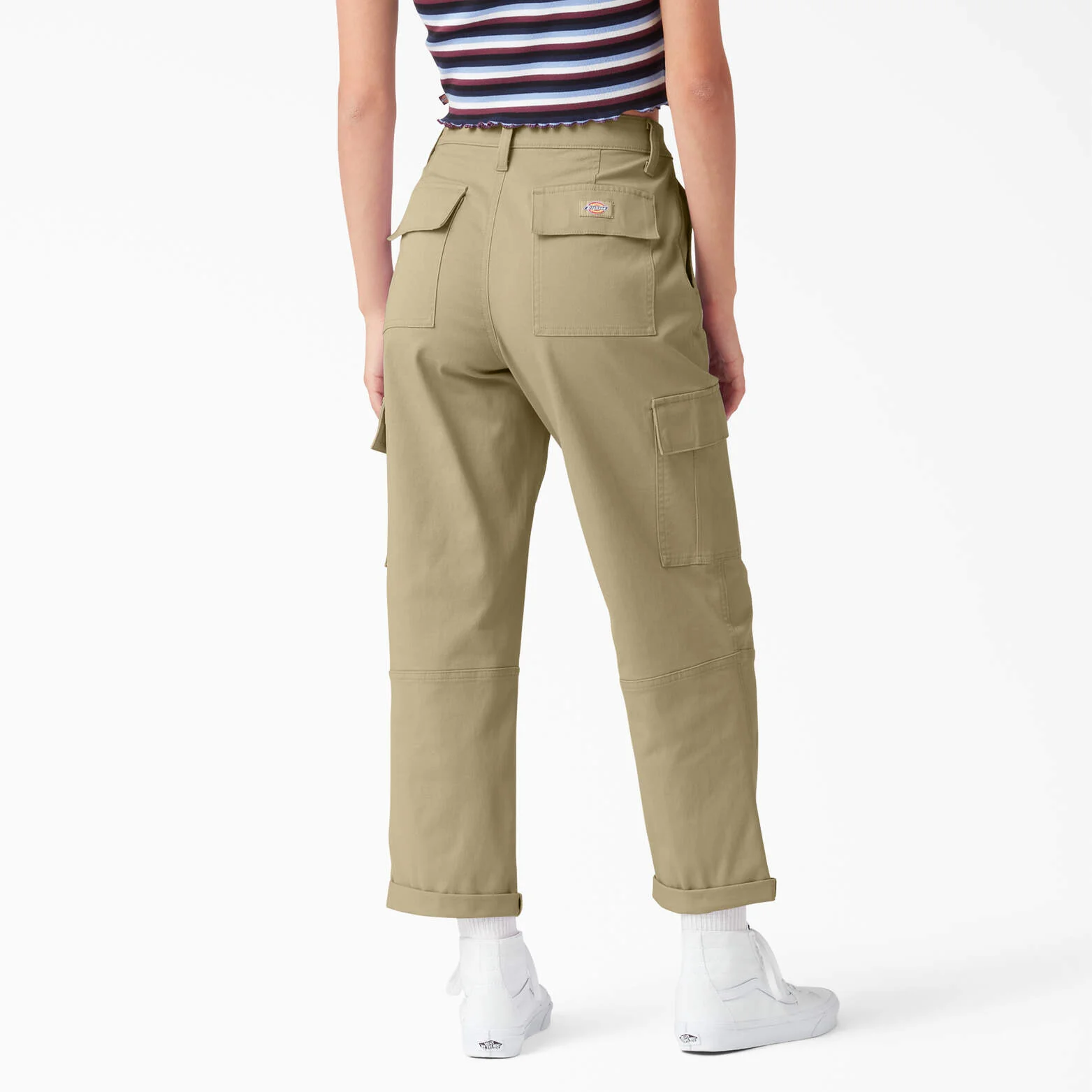 Dickies Women's Relaxed Fit Cropped Cargo Pants