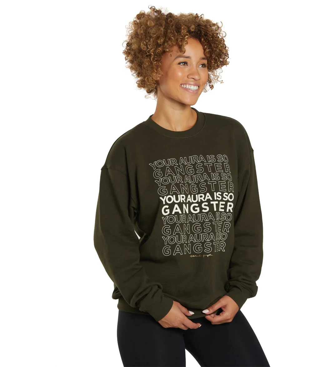 Spiritual Gangster Aura Boyfriend Pullover
