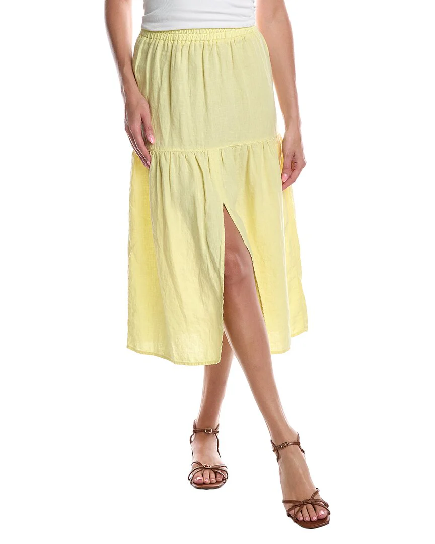 Nation LTD Esmeralda Linen Midi Skirt