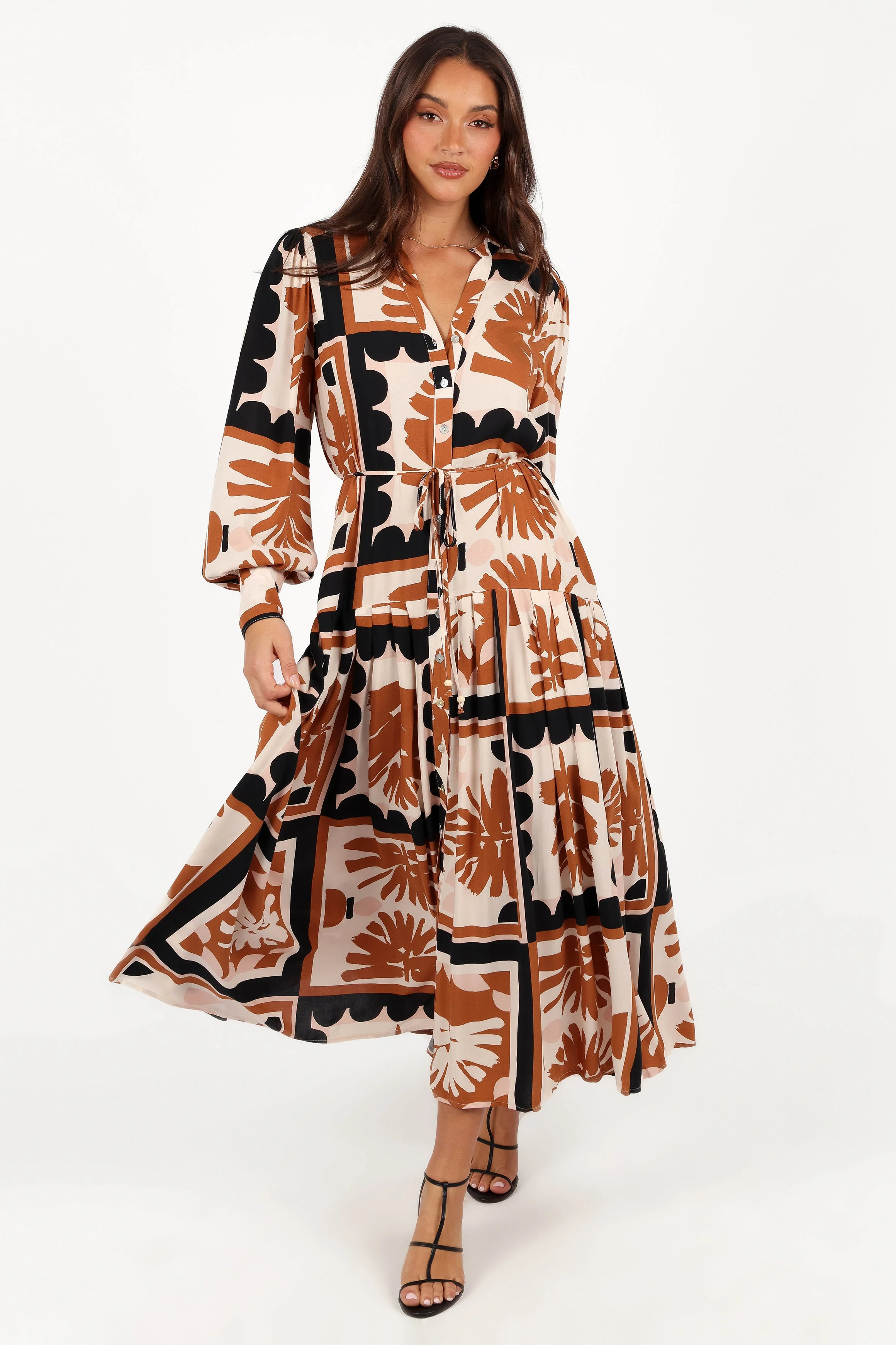 Jules Long Sleeve Dress - Multi