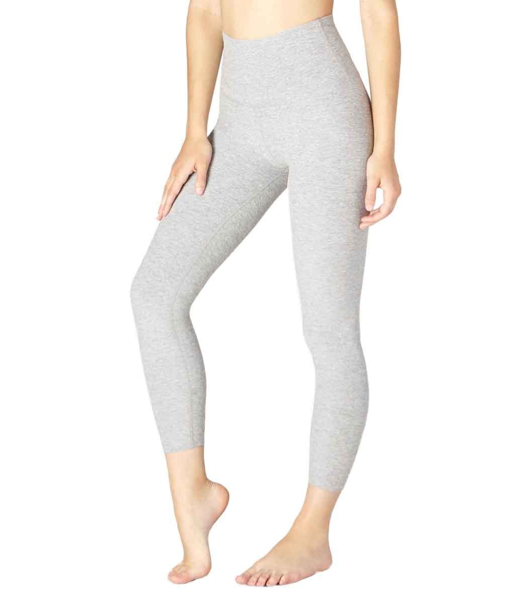 Beyond Yoga Spacedye High Waisted Caught In The Midi 7/8 Yoga Leggings Silver Mist
