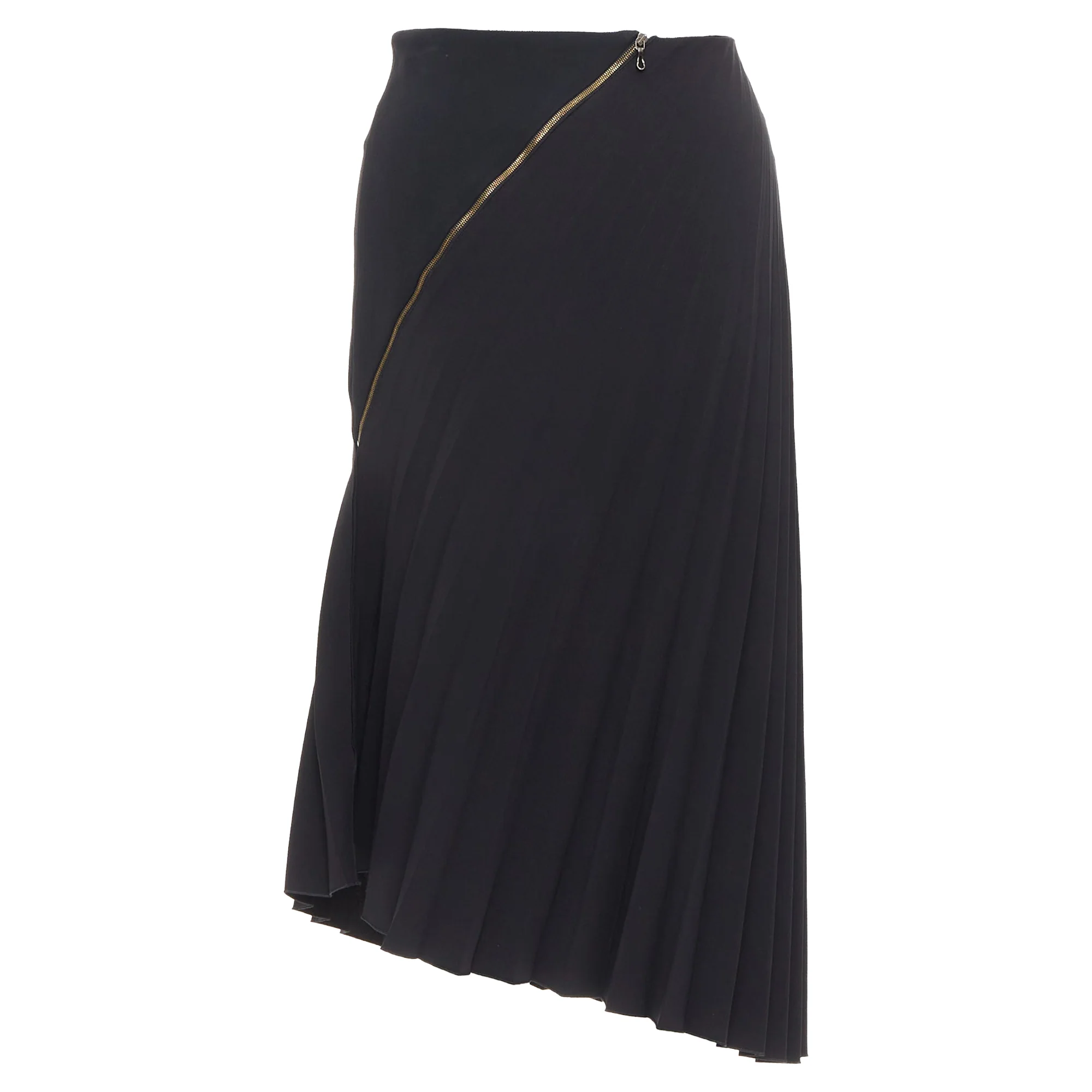 Roland Mouret black pleated skirt