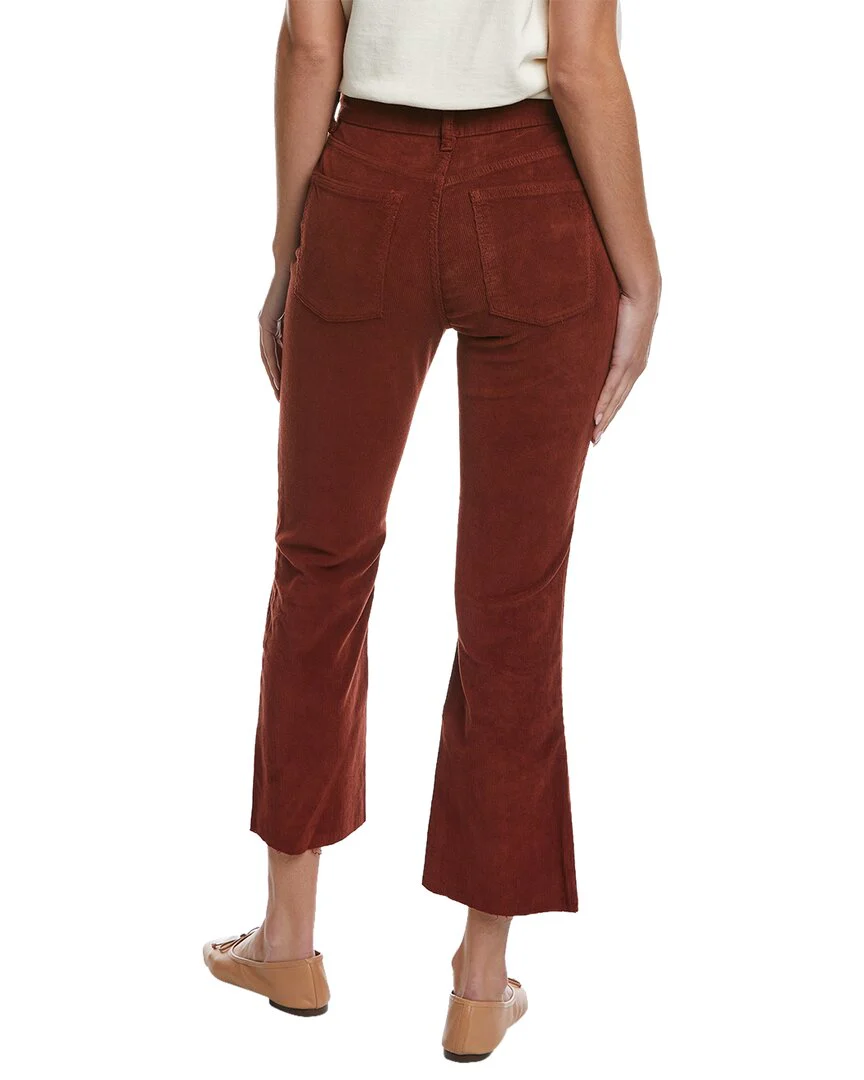 DL1961 Bridget Paprika Corduroy Cropped Bootcut Jean