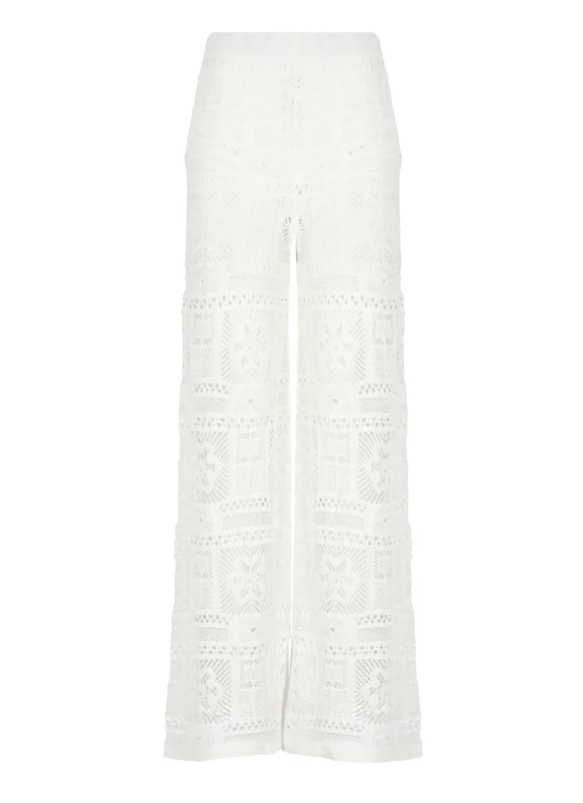 White Cotton Pants