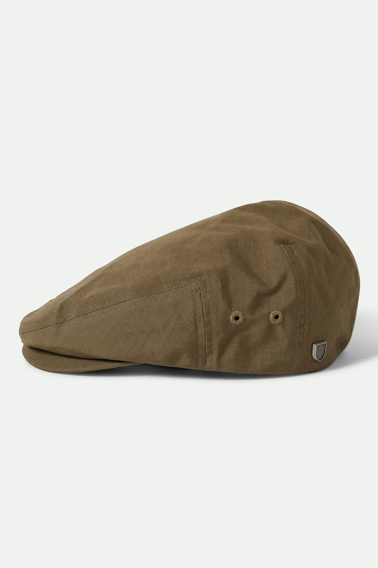 Hooligan Lightweight Flat Cap - Ivy Green Ripstop
