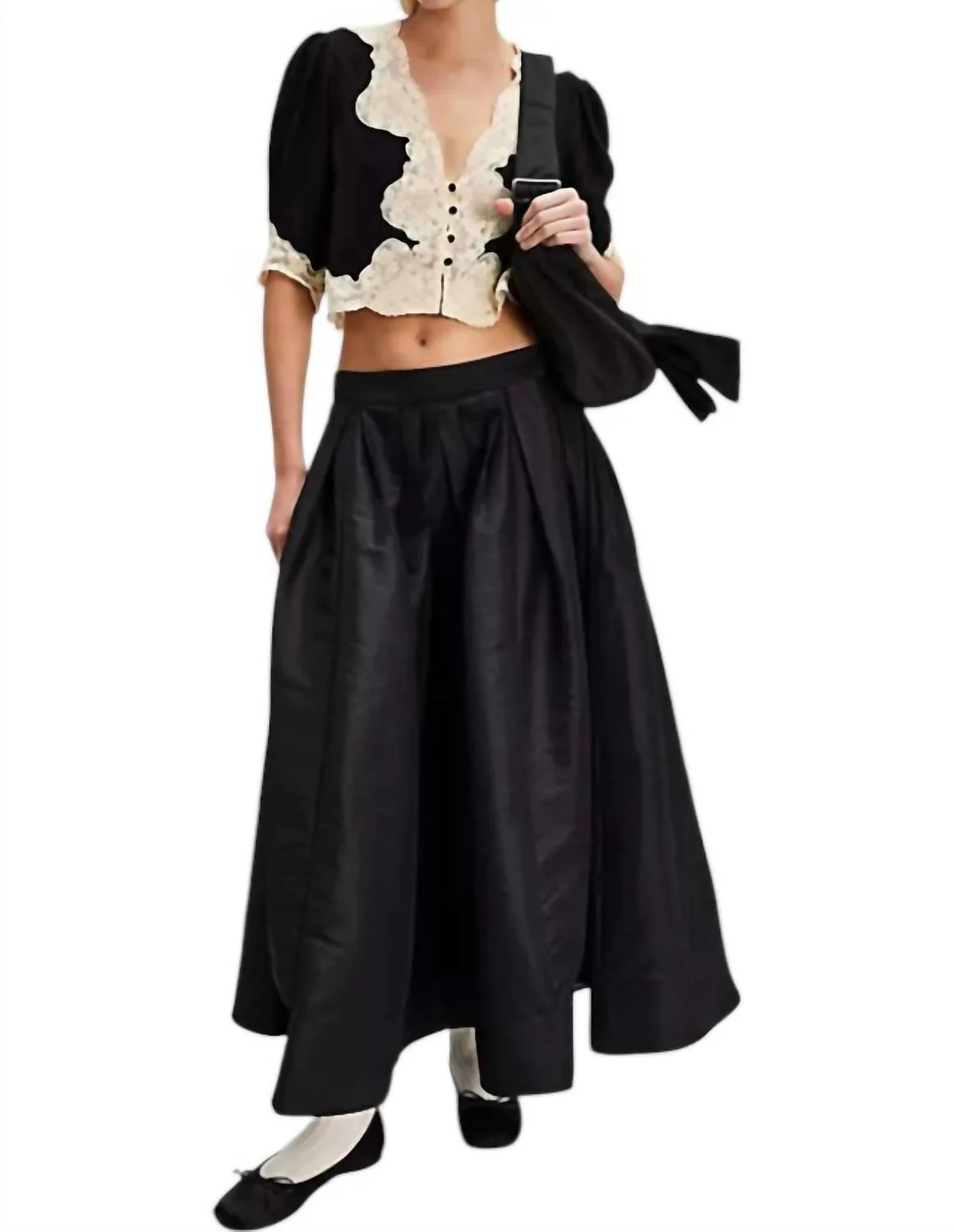 Emilia Full Skirt In Black