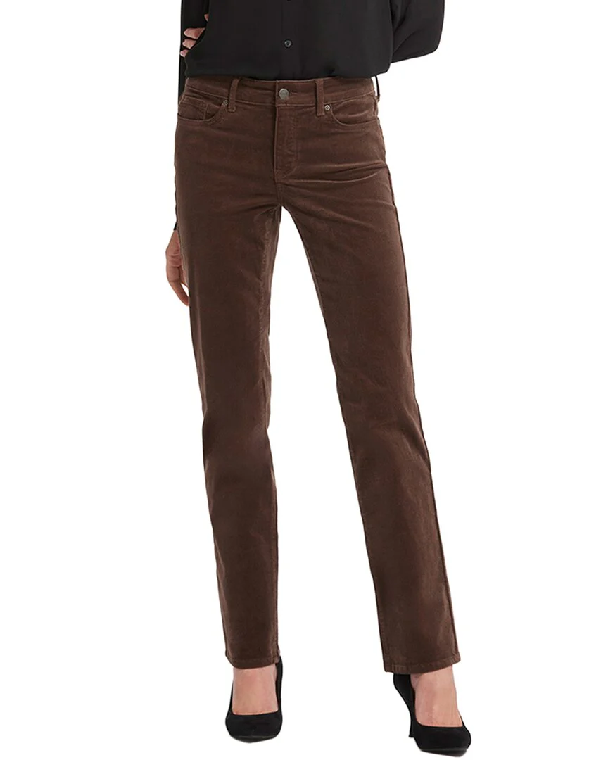 NYDJ Marilyn Coffee Bean Straight Leg Jean