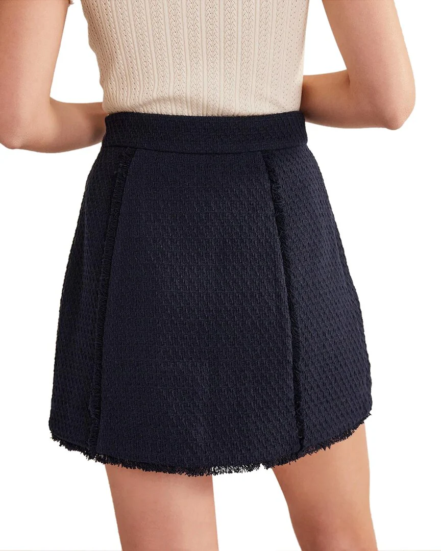 Boden Tweed Interest Mini Skirt