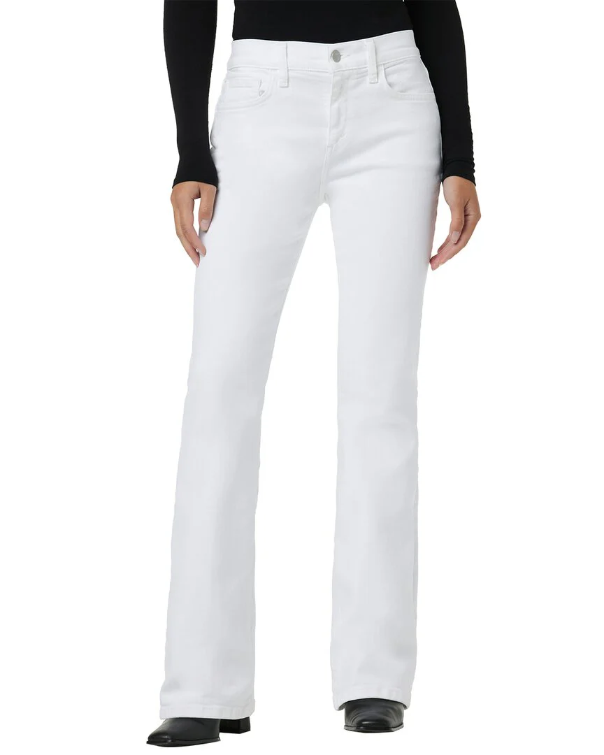 JOE’S Jeans Mid-Rise Petite White Bootcut Jean