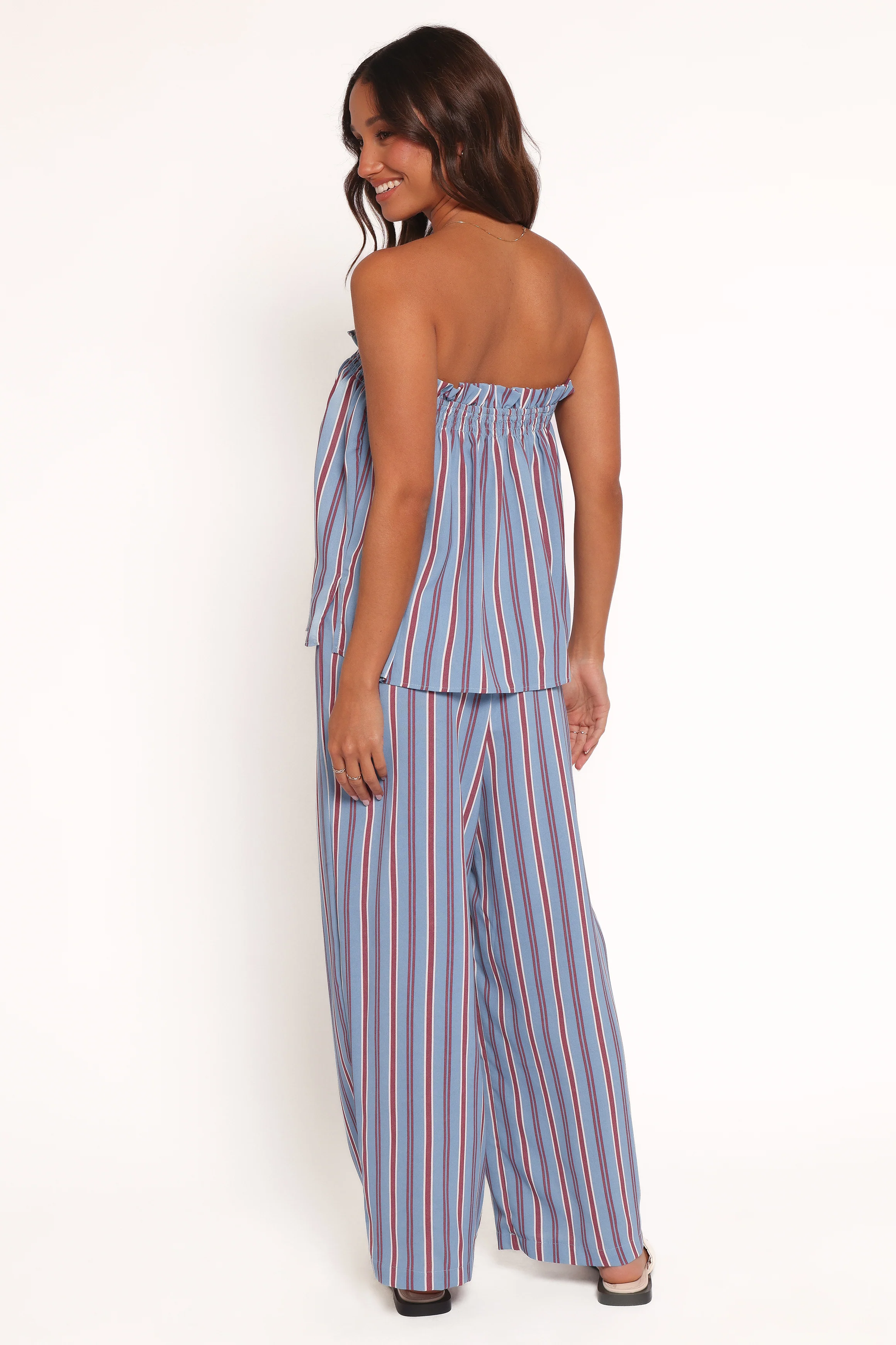 Zemira Pants - Blue Stripe
