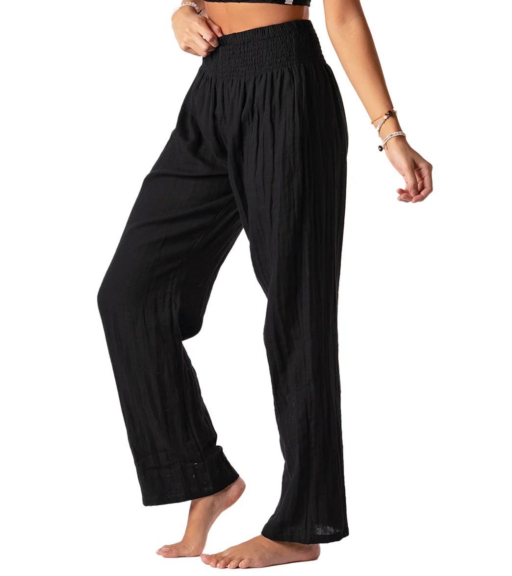 Lotus and Luna Solid Wide Leg Pant