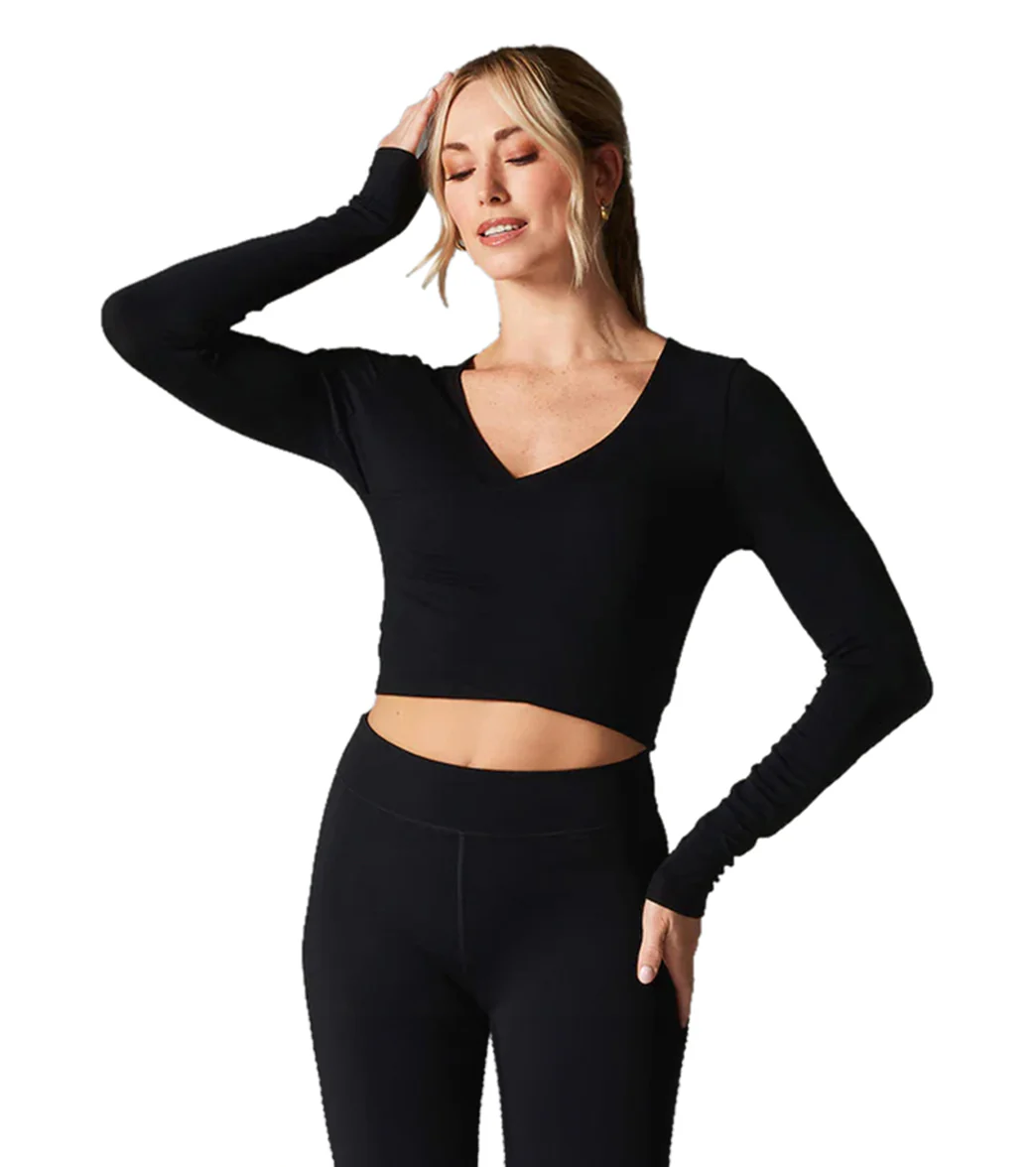 Tavi Criss Cross Long Sleeve Top