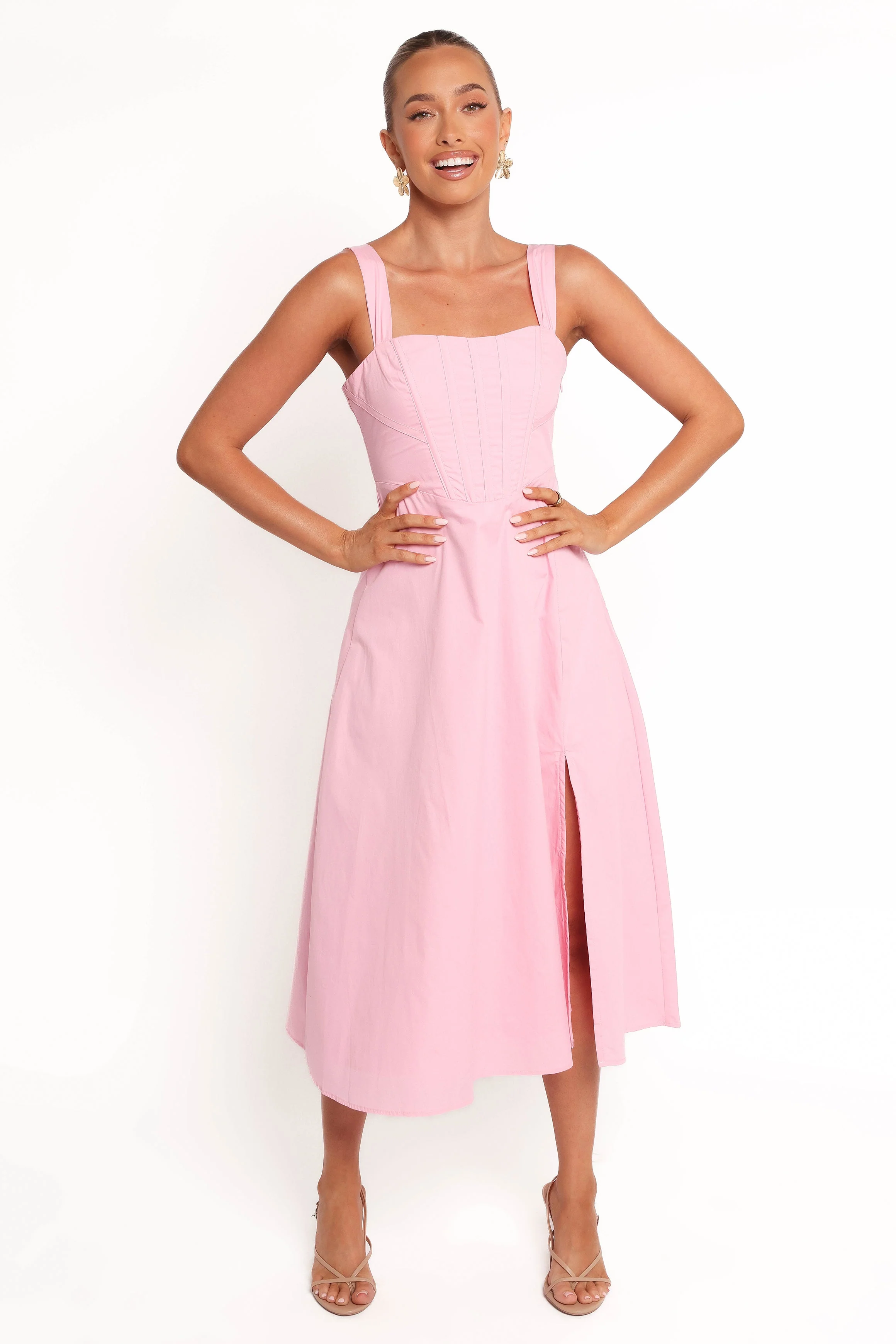Cosima Midi Dress - Pink