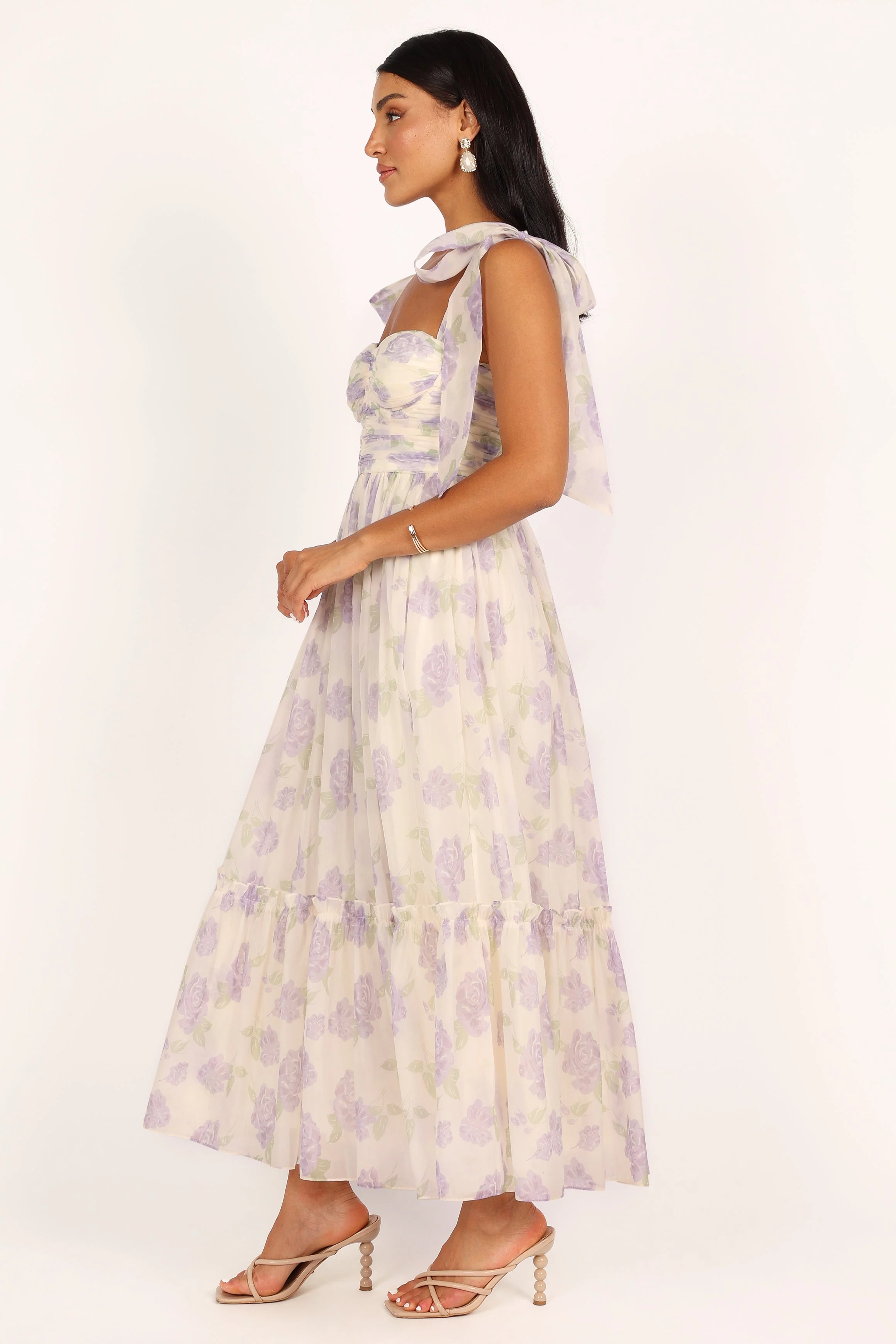 Floret Midi Dress - Lavender