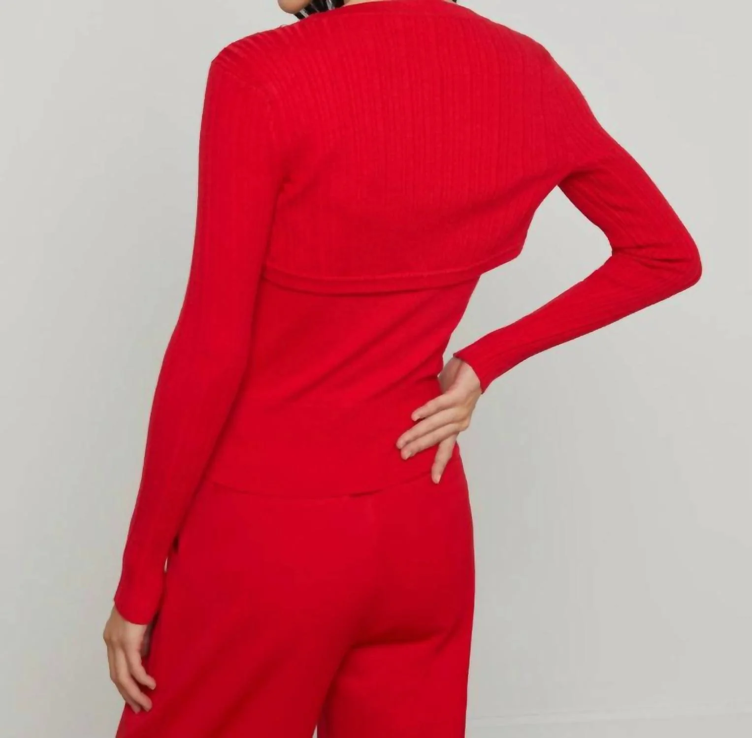 Nara Set In Scarlet Red