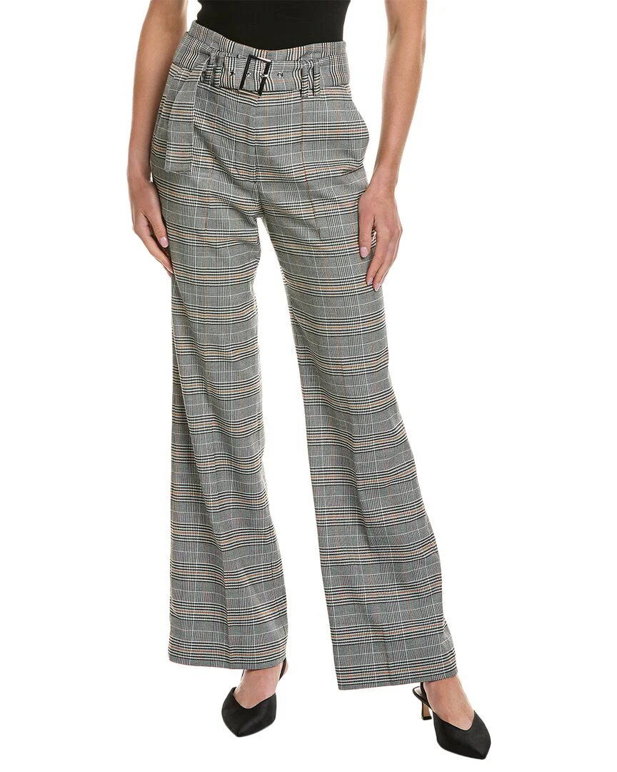 Elie Tahari Belted Wide Leg Pant