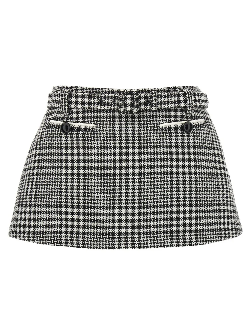 Bouclé Wool Skort