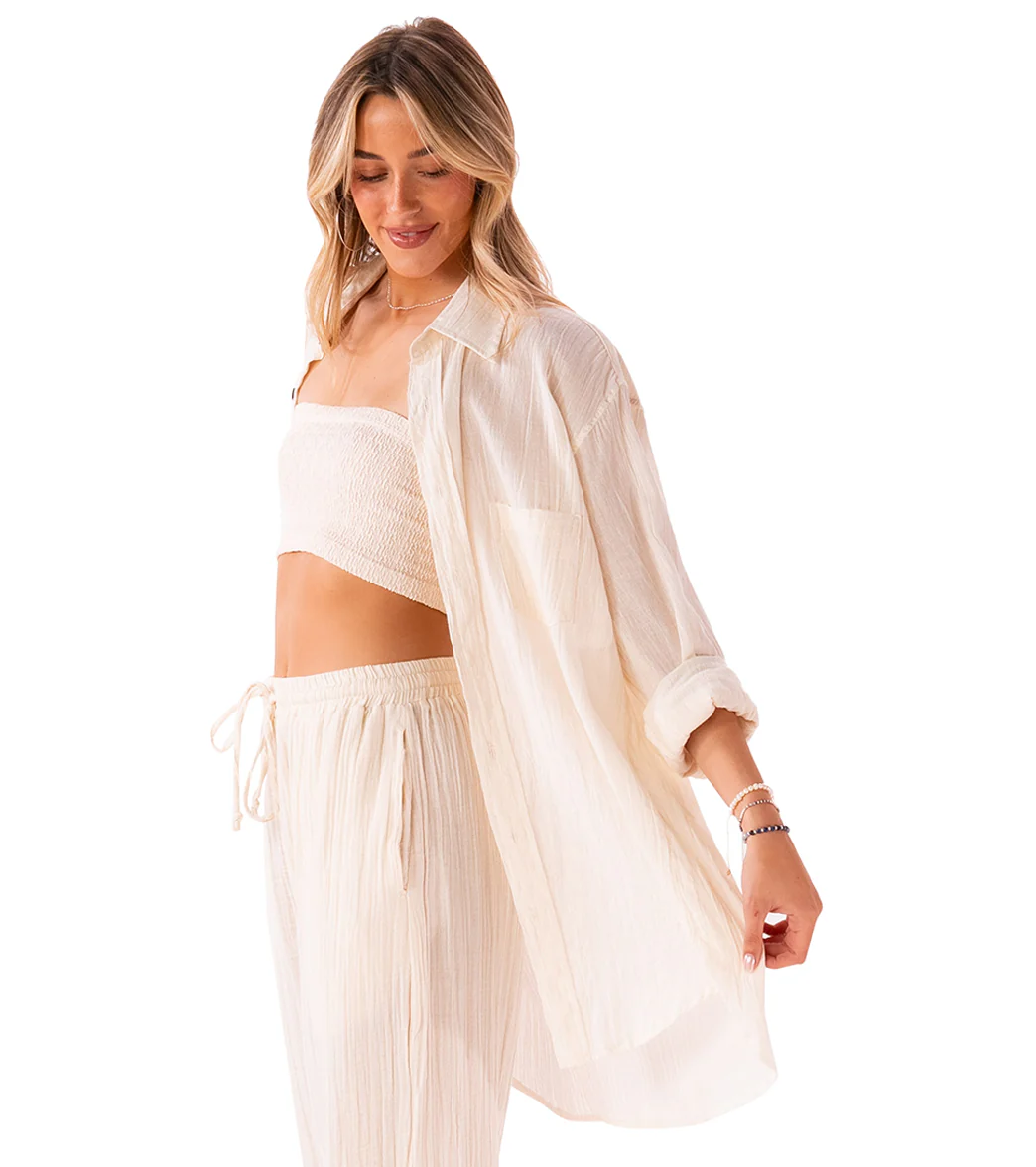 Lotus and Luna Boyfriend Button Up