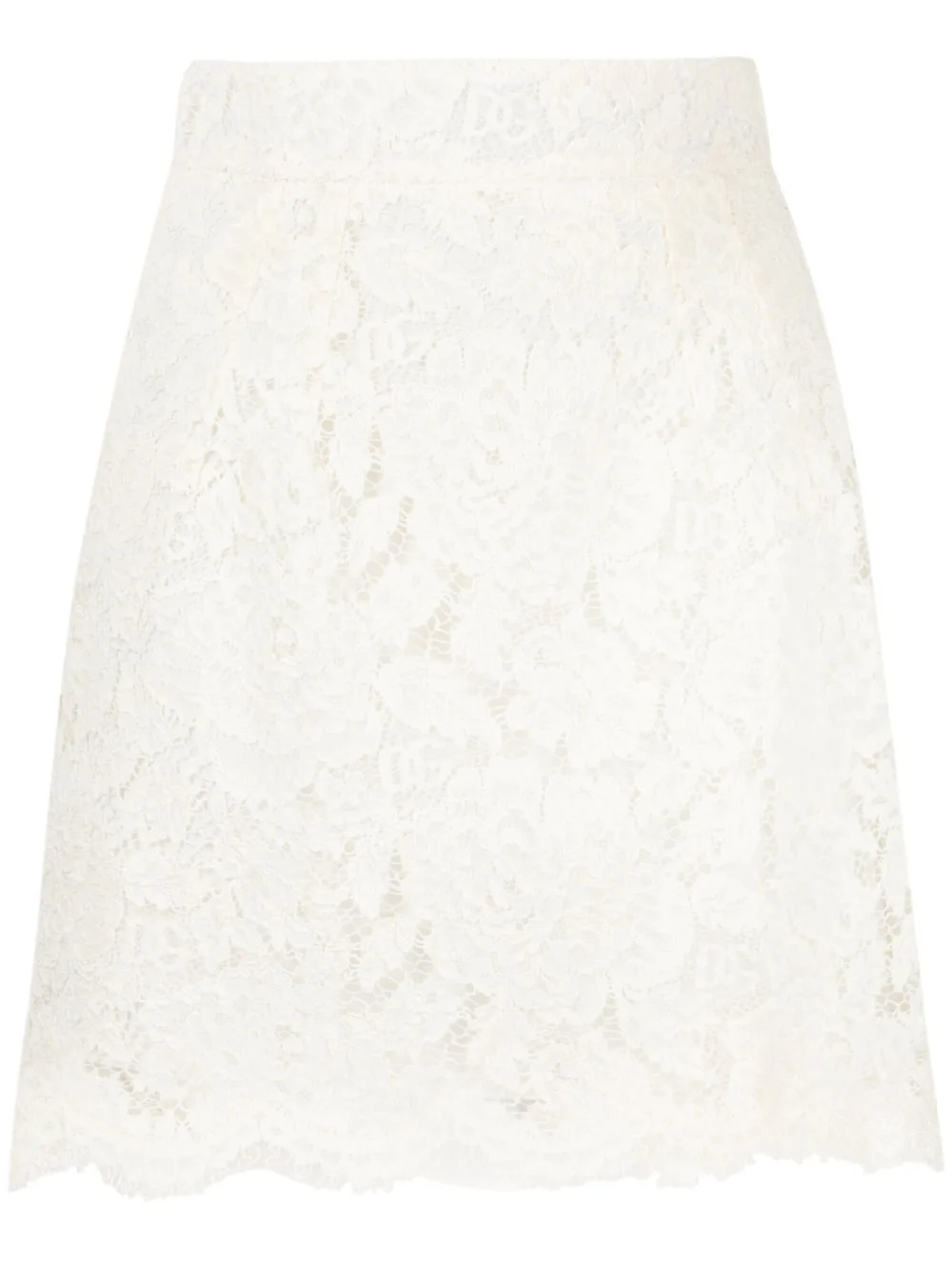 Dolce & Gabbana Women's Floral-Lace Miniskirt