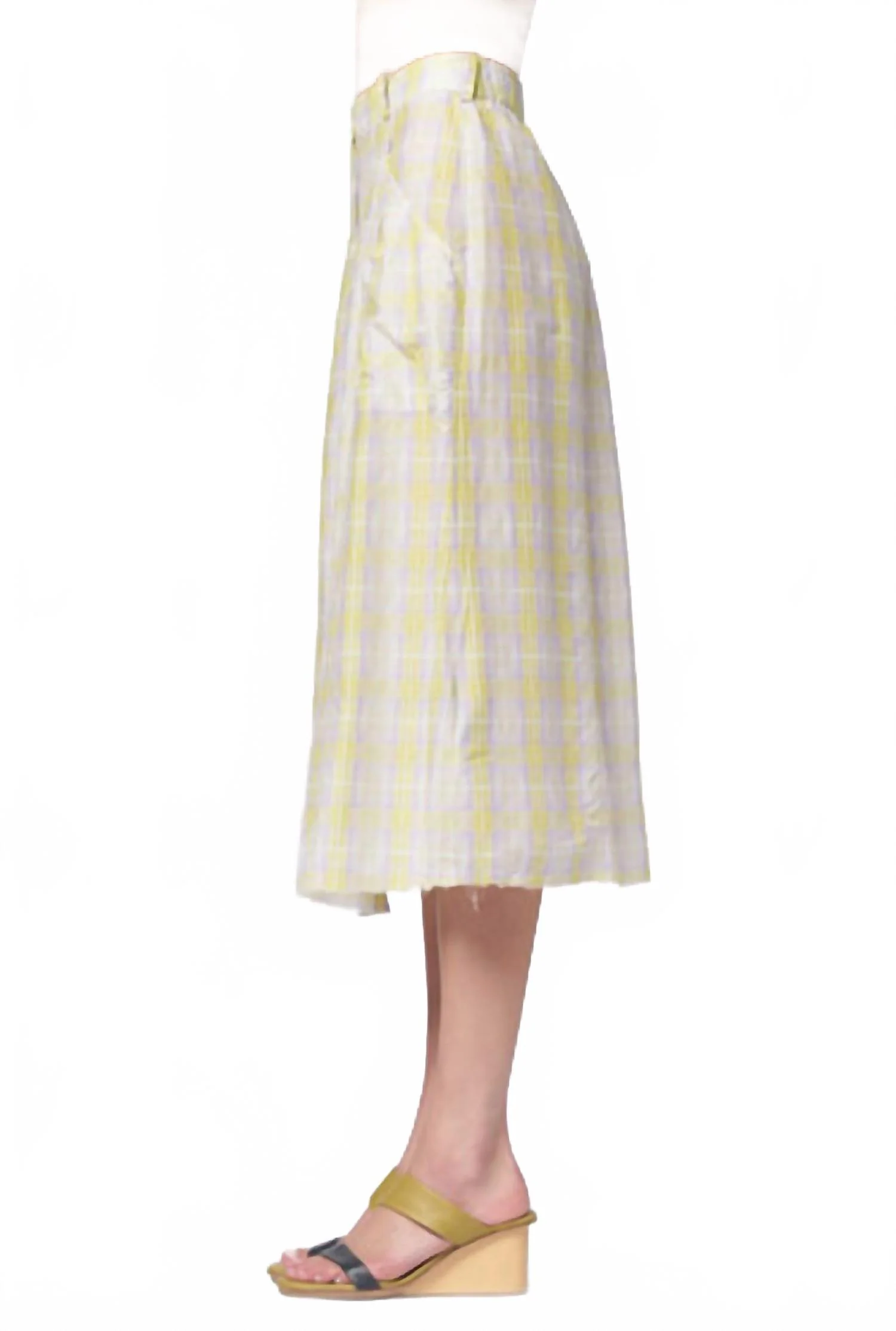 Franklin Skirt In Sun Plaid