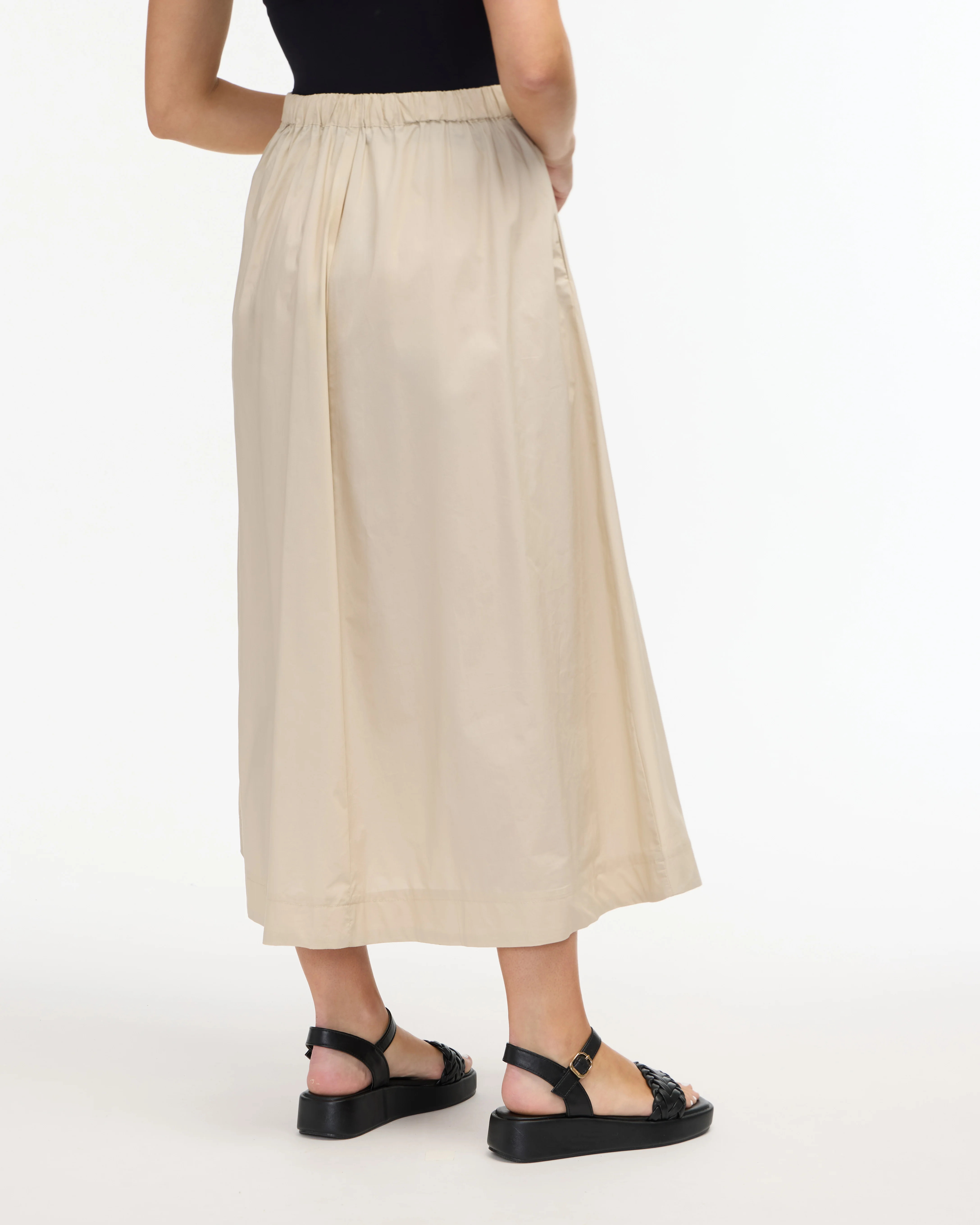 Ellen Tracy Women’s Poplin Wrap Skirt