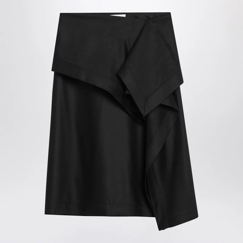 Ferragamo Women's Asymmetric Skirt With Basque