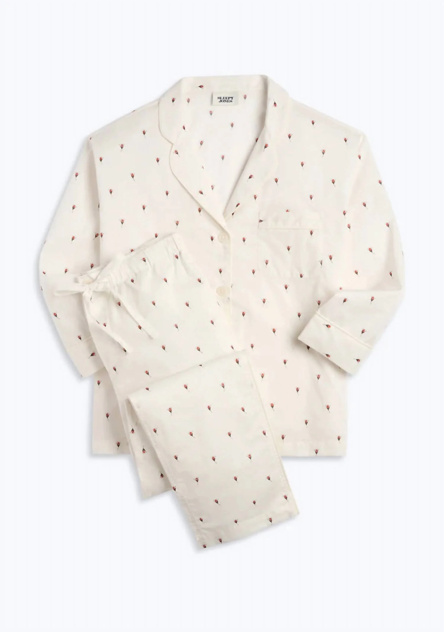 Women's Marina Rosette Pajama Set In Ivory/rosette