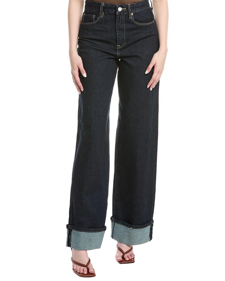 Blank NYC The Franklin Night Break Wide Leg Jean