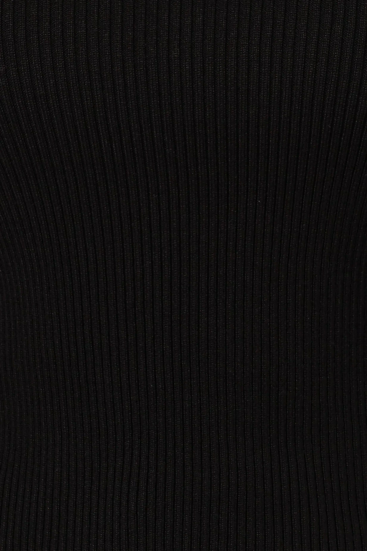 Tammy Ribbed Knit Top - Black