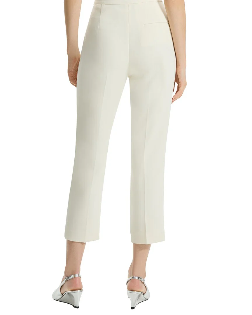 Theory High-Waist Slim Crop Pant