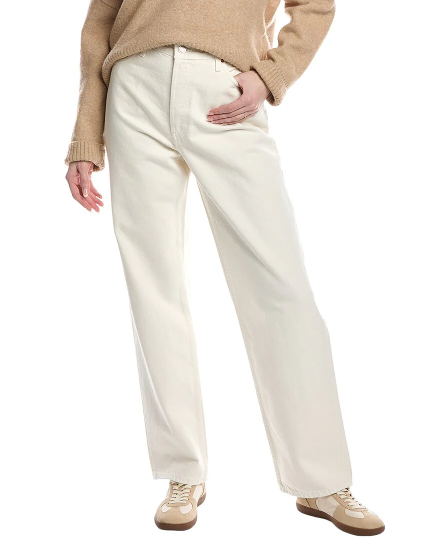 RE/DONE Loose Long Vintage White Jean
