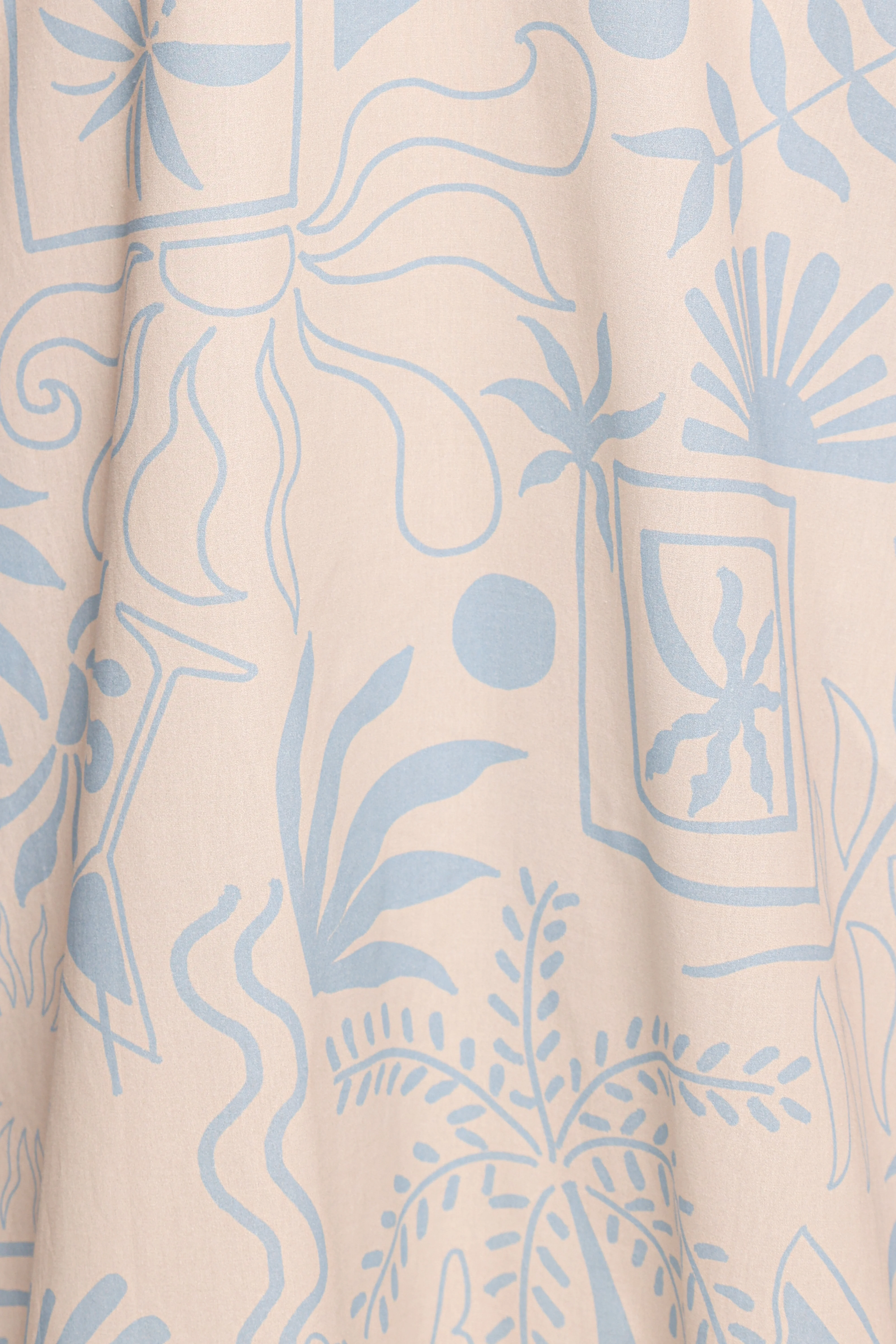 Naida Maxi Dress - Blue Soleil