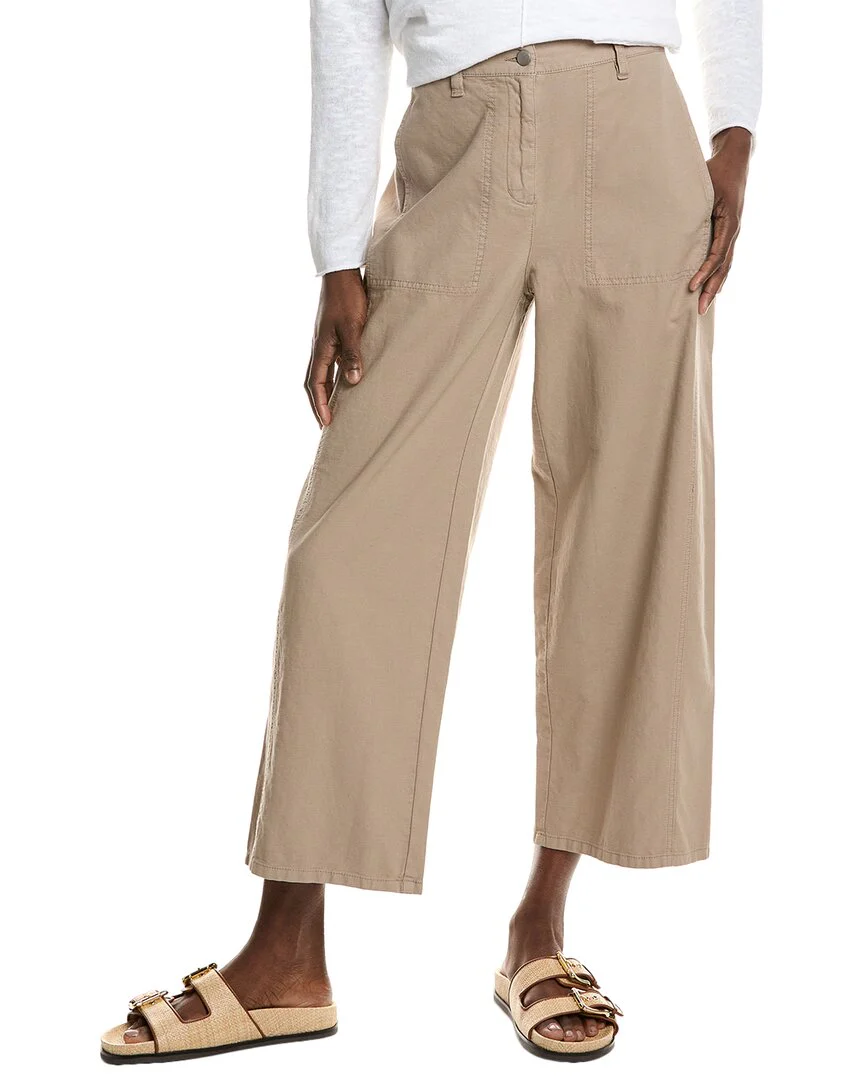 EILEEN FISHER Wide Ankle Pant