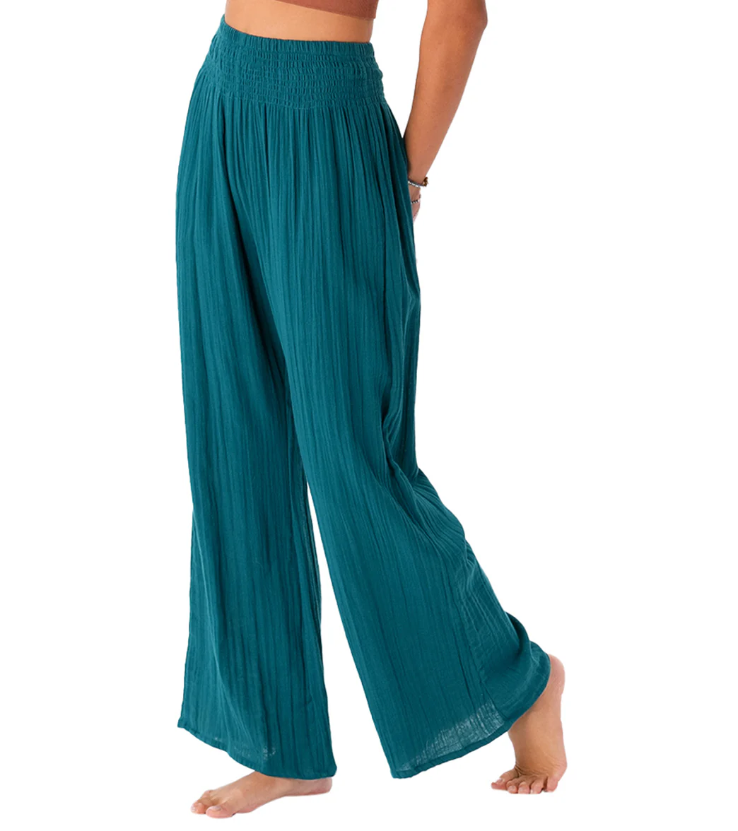 Lotus and Luna Cotton Wide Leg Pants