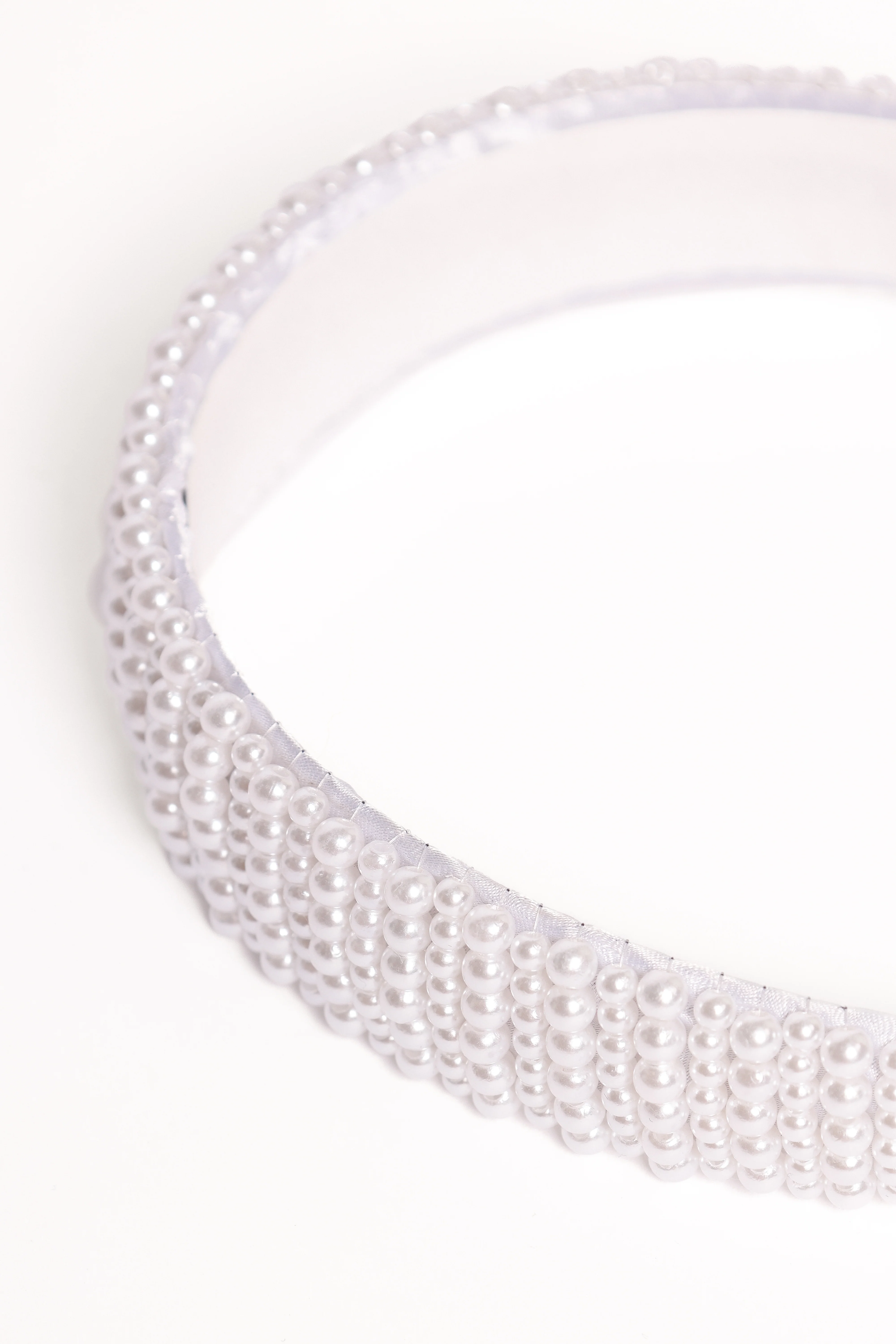 Simona Headband - Pearl