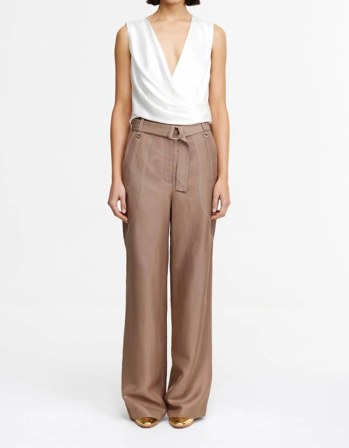 Geary Pants In Sepia