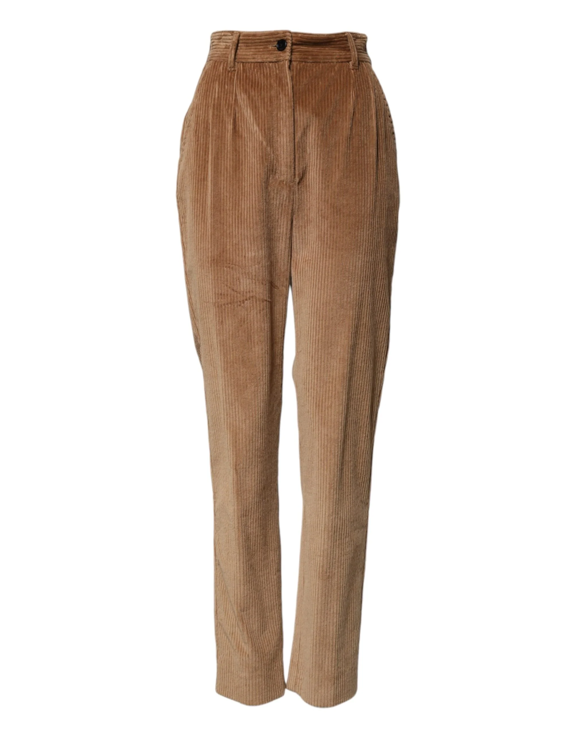 Dolce & Gabbana Cotton Corduroy Tape Women's Pants