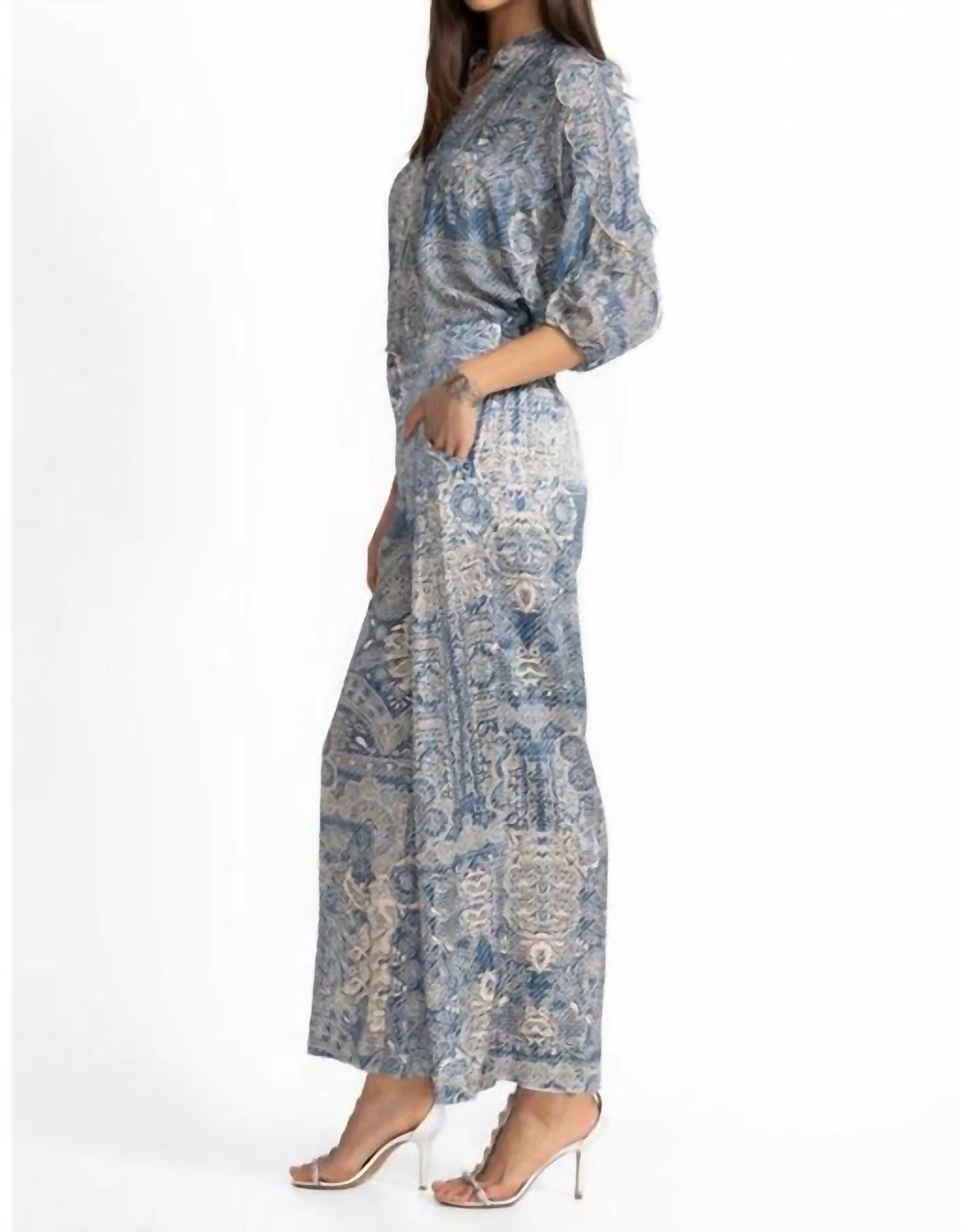 Lauchlen Pant In Denim Print