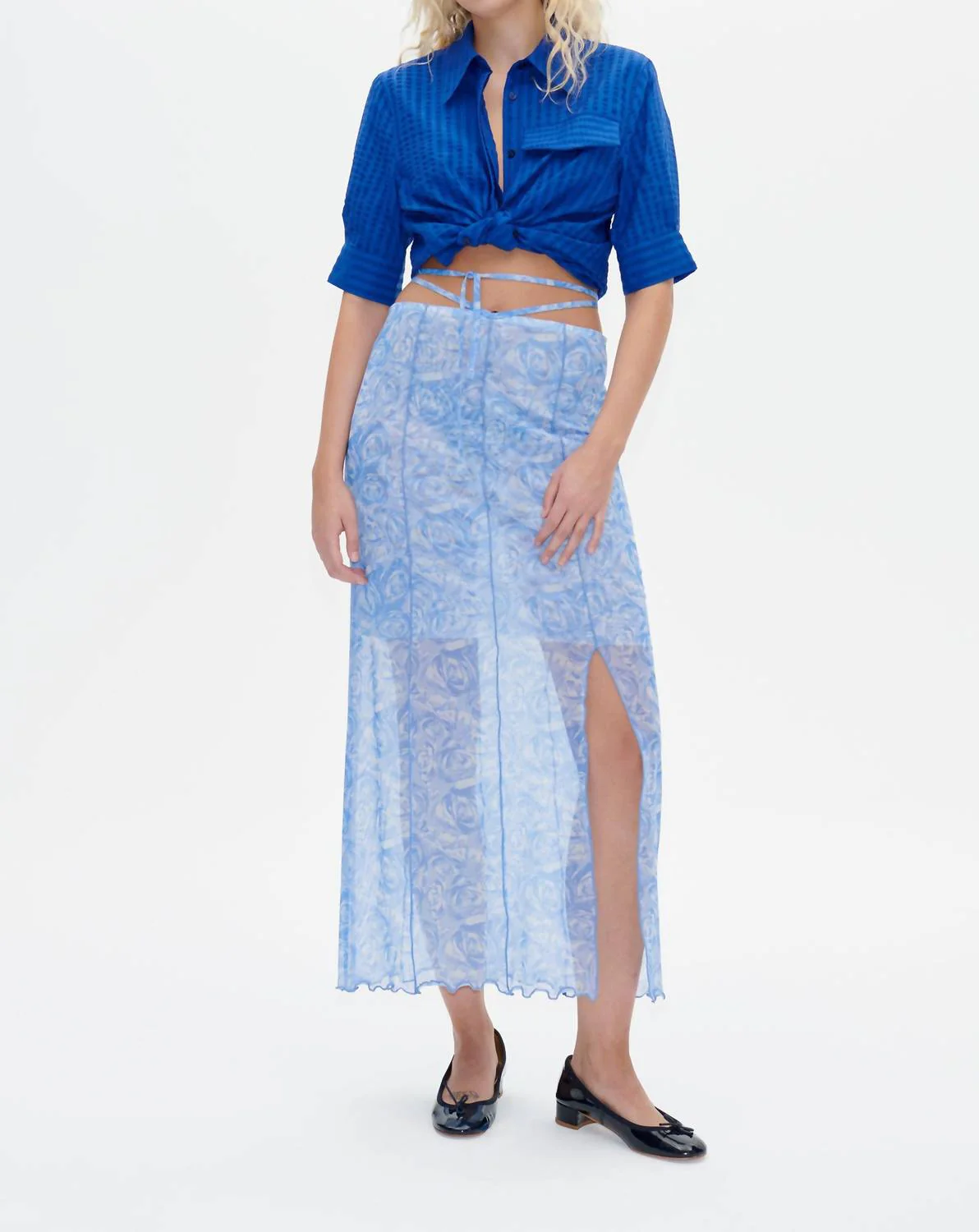 Jessy Skirt In Blue Rose