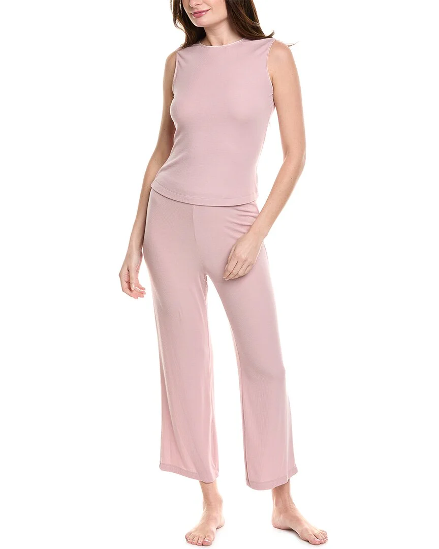 Natori 2pc Rib Essential Pajama Set