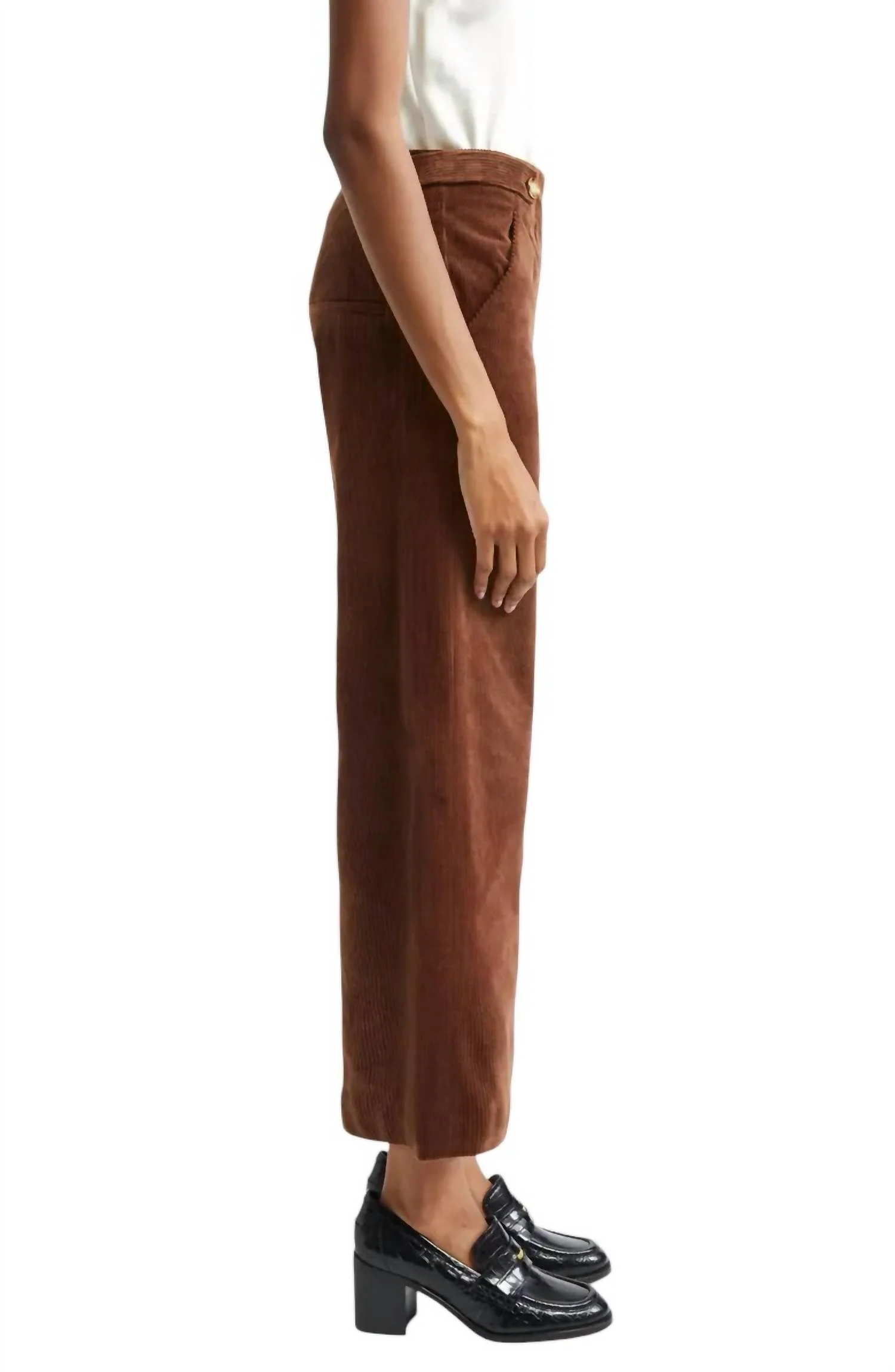 Brynleigh Pants In Dark Cocoa