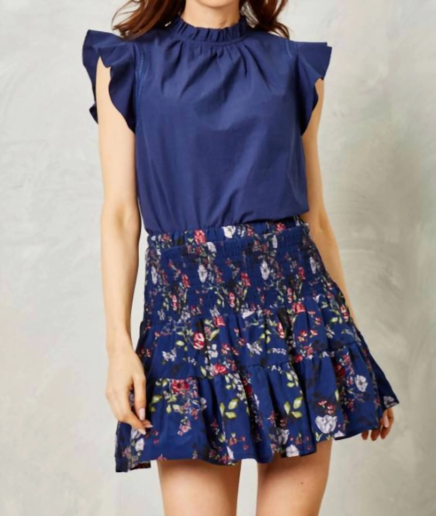 Kylie Skirt In Alpine Wildflower