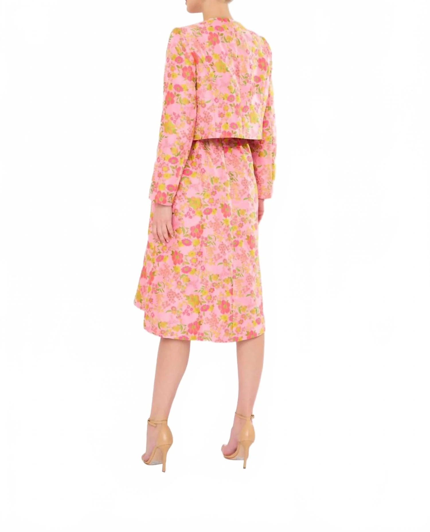 Omilia Jacket Blazer In Springtime Brocade