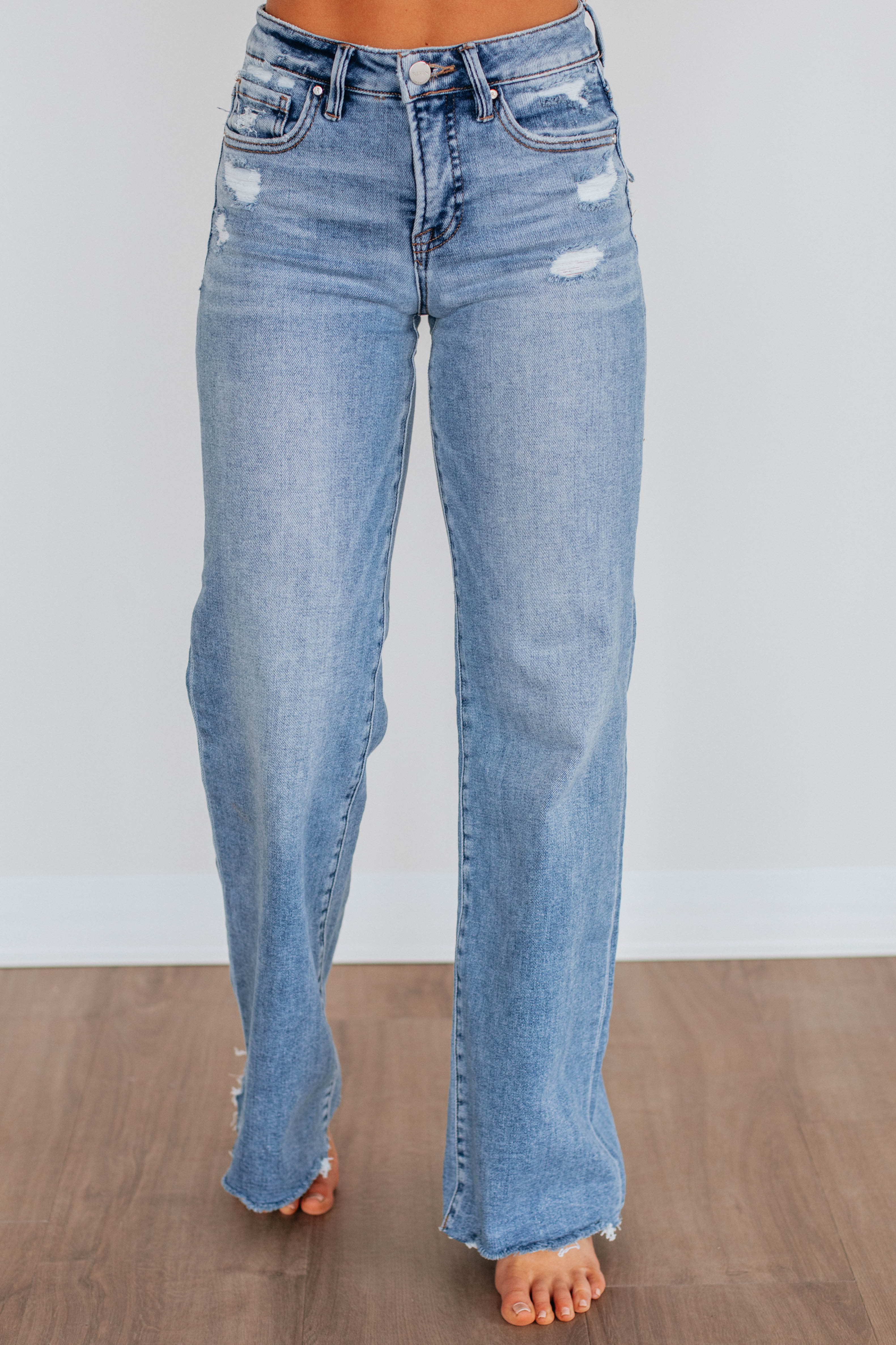 Adelyn Risen Jeans - Medium Wash